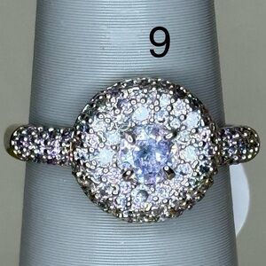 Bomb Party Lavender Topaz on Rhodium 
Size 9